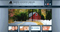 Desktop Screenshot of northcountrysmiles.com